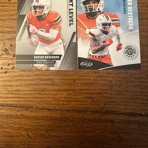 Sage Next Level Wide Receiver Card - Orange, Black, White